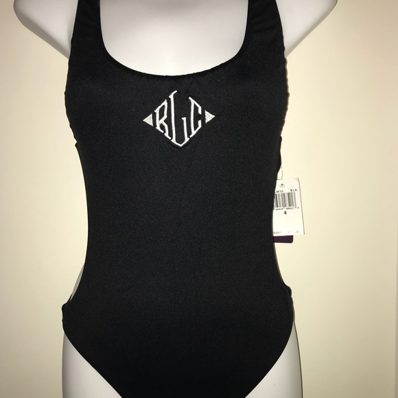 Purple label Ralph Lauren black bathing suit. - Picture 4 of 5